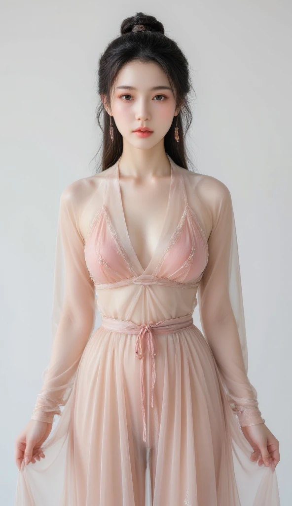 deep make up,(full body:1.5),realistic,(ultra quality:1.2),japanese,high quality,masterpiece,(ultra detailed:1.4),(realistic bra:1.5),japanese lady,,(flat chest:1.7)beautiful eye,beautiful face,(slender:1.6),highres,make up,mini-skirt,office