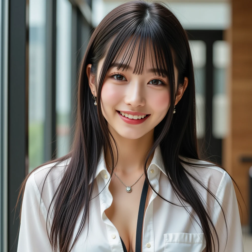 1girl, solo, light smile,