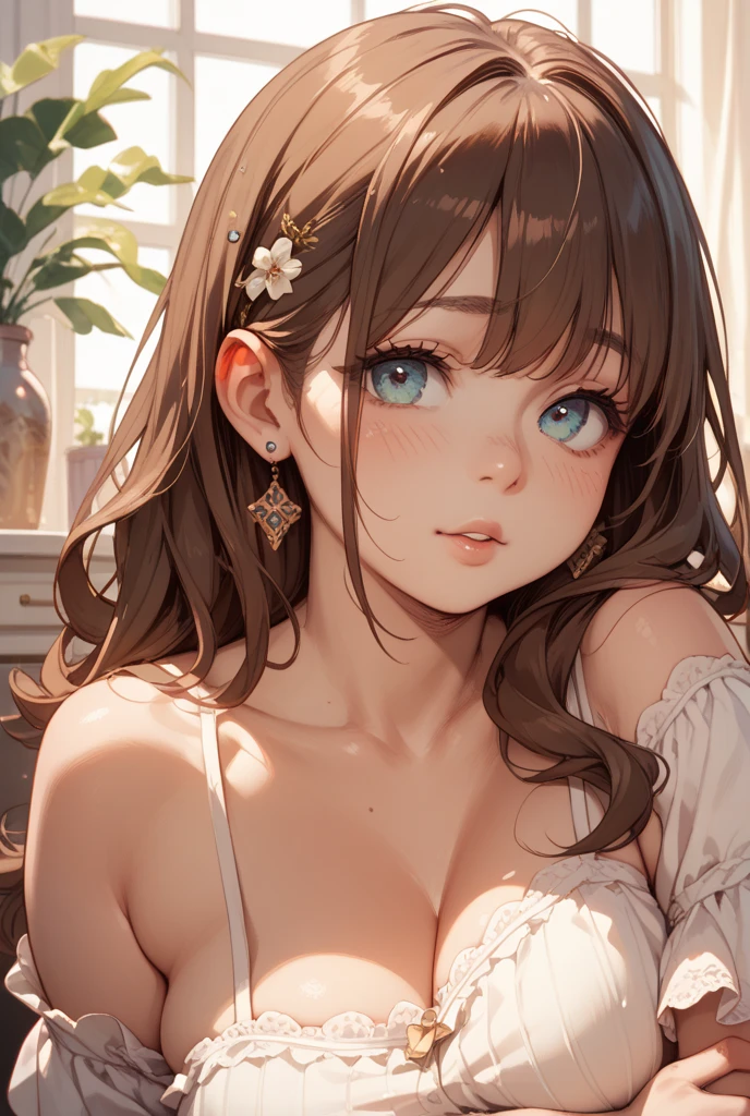 (masterpiece, Highest quality), One girl, Beautiful Face,   bra