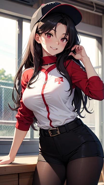 ((masterpiece, Best Quality, high resolution, Perfect Pixel, 8K))), 1 girl、slim thighs、full body seen、 ((Bangs、Black gorgeous hairs))、((Gorgeous red eyes、Beautiful eyelashes、Realistic eyes))、 ((Detailed face, Blushing:1.2))、((Smooth texture:0.75, Realistic texture:0.65, Photorealistic:1.1, Anime CG style))、Dynamic Angle、Perfect body、(Women Sports skirt、Jumping、Background Basketball court、Playing basketball、Basketball uniform)、Perfect realistic representation of face、(no-bra)、beautiful portrait、very High quality、ultra high definition、 insanely detailed face、ultra high quality、ultra high clarity、best quality)、insanely detailed dress、realistic representation of a face、curvy body、shoes、white skin、Playing basketball、best image quality、best clarity、 highest resolution、8k resolution、ultra high resolution、beautiful smile、beautiful eyelashes、beautiful face、gorgeous representation of a face、curvy body、perfect body、viewer seen from front、full body posture、erect through、erotic face、glistening sweat、dynamic lightning、perfect body、dynamic lightning、 (innocent_big_eyes:1.0)、Bright_Front_face_Lighting、shiny skin、bokeh:1.2、Full body shot、professional photograph、(Beautiful,large_Breasts:1.4)