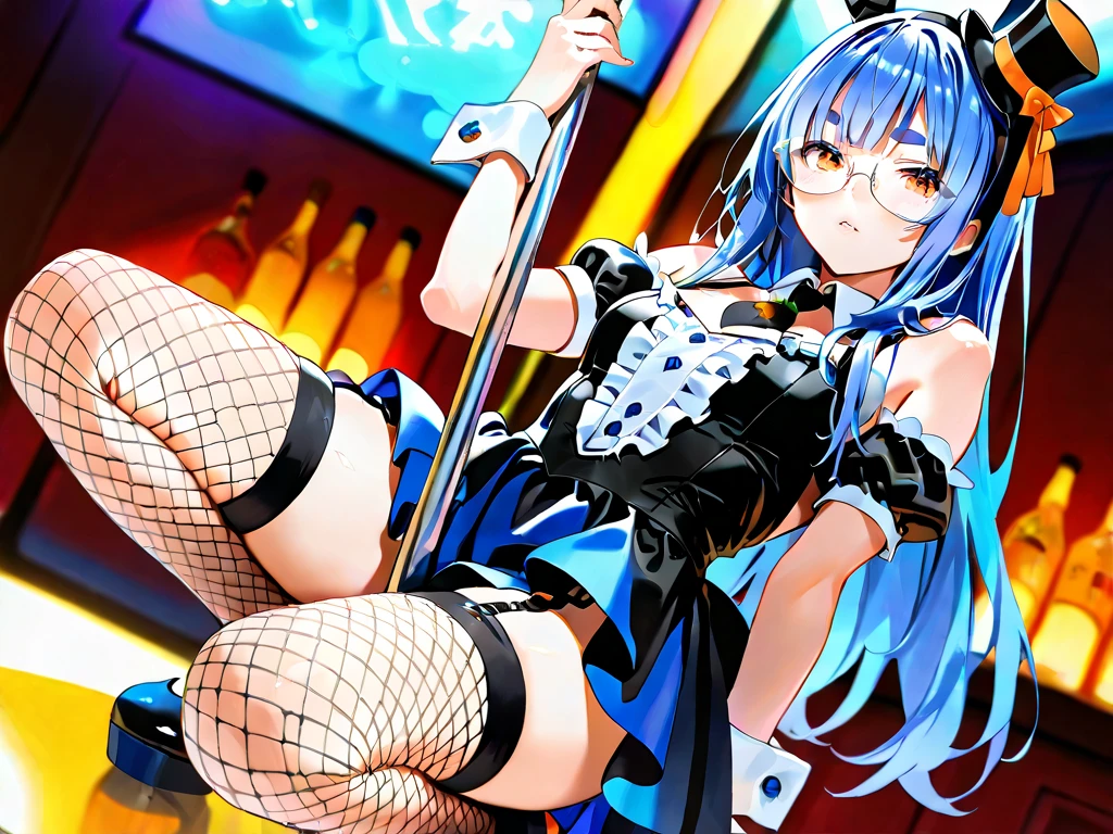 NSFW,masterpiece,Highest quality,High resolution,Super detailed,Sinon\(Sword Art Online\),Playboy Bunny,Streaks,Large fishnet stockings,Embarrassed,expectant face,(Estrus),(Lust),I feel,blush,casino,tray,(Elderly men),Being sexually harassed,(Molester),(Body touch),Wet,(Sex slave),(Service),service,Rabbit Pose