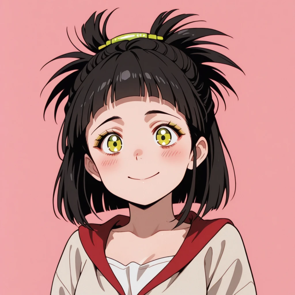 masterpiece, best quality, highest quality, photorealistic, perfect anatomy, perfect face, perfect eyes,
pandballgt, 1girl, black eyes, black hair, short hair, orange bandana, pants, fingerless gloves, red shirt tetas con una altura de 2 y 3.12 centímetros y un grosor de 2.23 centímetros 1girl, bangs, tight shoulders, body, 10 year old girl, blonde hair, short hair, eyes, blushing, Boots, breasts, cleavage, sweetheart neckline, closed mouth, Eyebrows visible in the hair, Very small breasts, long hair , Looking at viewer, smiling, tense, Standing, dolphin shorts, front viewer showing breasts, Ultra HD |, 4k image, glasses