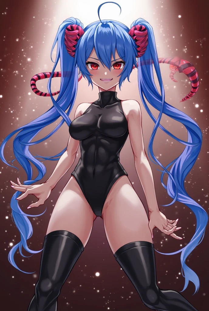 wavy, 1 loli, solo, small breasts, looking at viewer, bare shoulders, open sleeves, hair over one eye, red eyes, side ponytail, ponytail, loose collar, skull, ((blue skin)), dots, zombie, striped sleeves, stitched mouth, extremely detailed, highly detailed, perfect face, beauty, perfect eyes ((skeletal arm, live tails, big ass, big lips)), big eyes, makeup, big eyelashes, cute, adorable , serious, ( (leviathan: 1.3)), full body, in lingerie, ecchi anime style, full body art, ecchi style, anime character, kneeling, ripped clothes, showing butt, bikini, micro bikini, showing belly