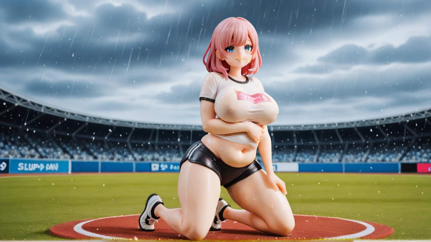 Permanently installed,White, ((Squatting, spread your legs)), raise arms， Arms behind head， èŠ±åªªªé¸é‡Œ,1 girl,alone,hair flower,pink hair,hair accessories,bangs,hair between eyes,green eyes,bright pupil,hair intake,short hair,side lock,White Flowers, (((Transparent school swimsuit)))、((large breasts:1.3)),Thick thighs,, Beautiful visual effects, HD,masterpiece,the best quality,, 18 years old,young women,beautiful fingers,beautiful long legs,beautiful body,beautiful nose,beautiful character design, perfect eyes, perfect Face,expressive eyes, looking at the audience,frown， official art,Extremely detailed CG unified 8k wallpaper, perfect lighting,rich and Farbeful, bright_front_Face_light,skin shiny, (masterpiece:1.0),(the best_quality:1.0), 超high resolution,4K,Super detailed, photography, 8k, high dynamic range, high resolution, Ridiculous:1.2, Kodak Portrait 400, film grain, blurred background, bokeh:1.2, lens flare, (Energetic_Farbe:1.2), (beautiful_Face:1.5),(narrow_waist), ,NSFW,