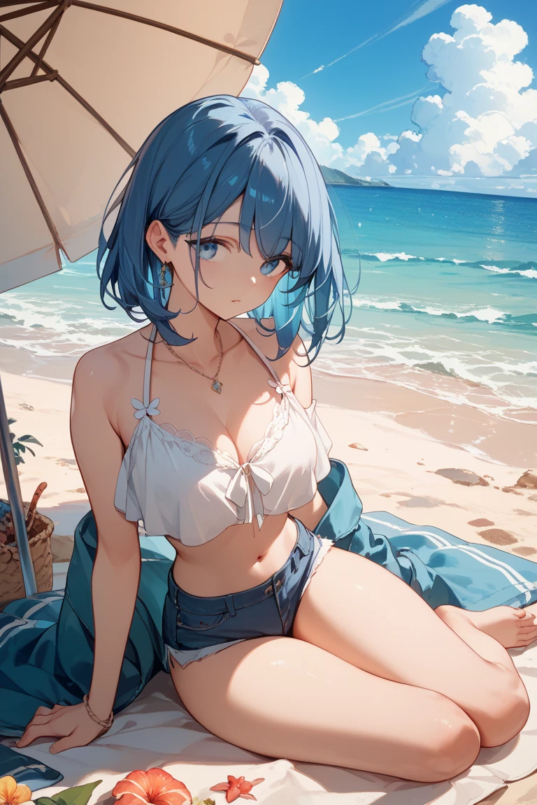 Blue sea and warm sunshine