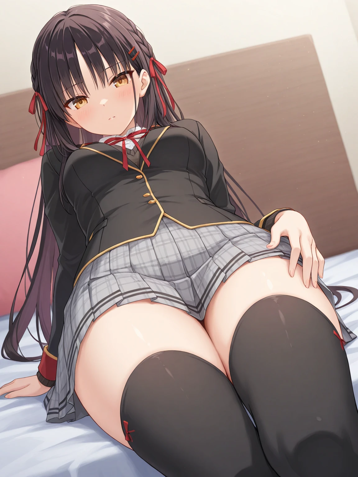nsfw,Viewer Caution,1girl,3boy,suzune horikita, (Red eyes:1.3),Abandoned house,forest,Show the whole body,Pee,Urinating,Spread your legs,M-shaped legs,,uniform,Beautiful legs,Hair Ribbon,Red blazer, bare chested,wet,股間wet,Water Drop,Love juice,semen,Bukkake,facial,facial,cum in pussy,creampie,cumdrip,afterglow,rape face,Medium chest, all over the body,creampie