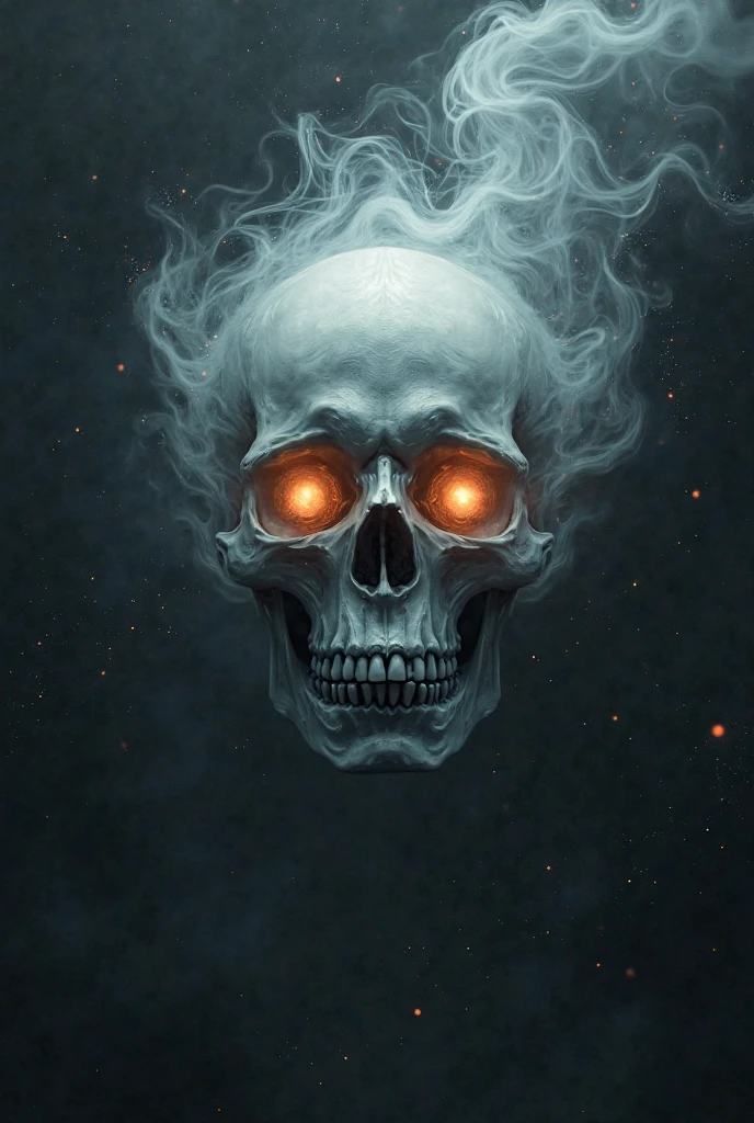 Skull in dark night,dark,high resolution,high quality,dark background