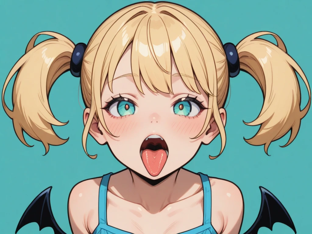 Yellow hair color,short hair,light brown eyes,chubbily ,huge breasts,whipped thighs,cat mouth,smile,Open mouth,open eye,double tooth,Taken from the viewpoint above, looking at viewer,upturned eyes,Street Background,SFW,perfect,high quality,faultless,