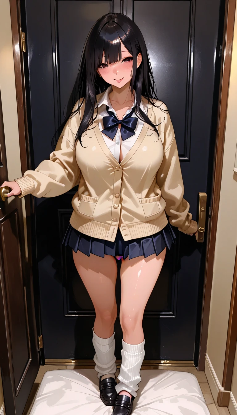 Horny women、sweat, steam, medium breast, nsfw, shy, looking at viewer, light smile,