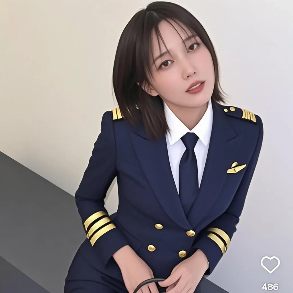 Raise your hand to the camera、White naval uniform、Wearing a medal、Japanese women,（whole body）、mini skirt、26 years old、 Very beautiful face,  Beautiful girls, Beautiful realistic face,  