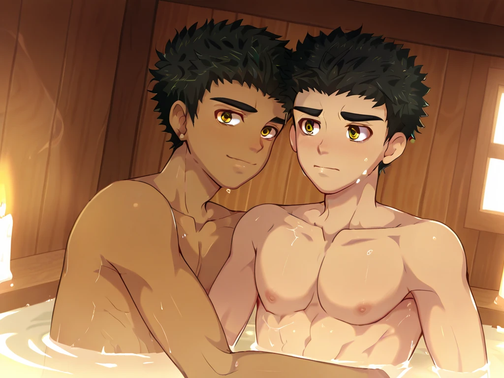 sexy teen boys flexing their sweaty bodies in underwear, shirtless