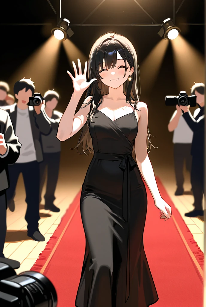 Busty actress、Academy Award、The moment of receiving the award、