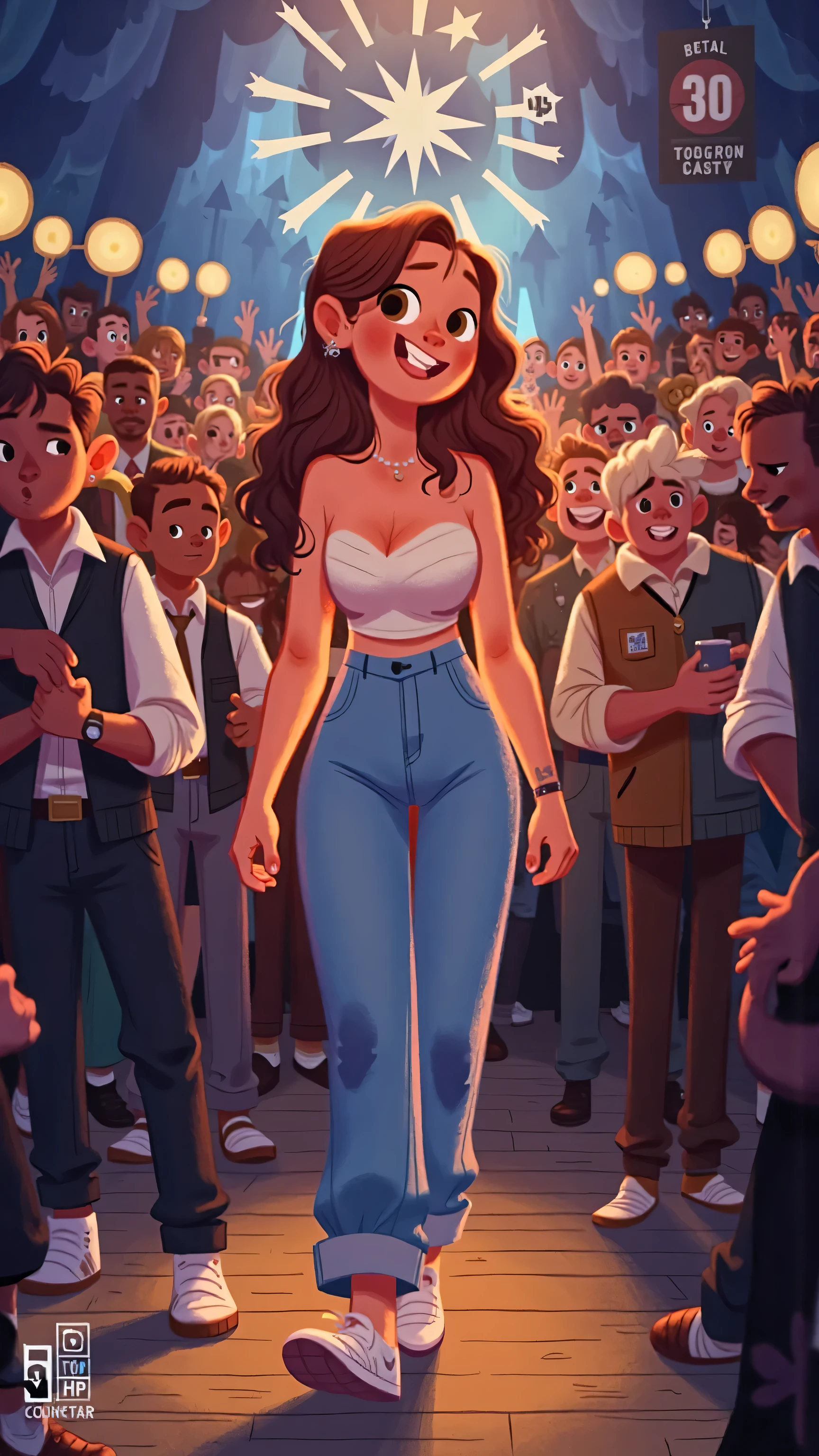 Hdr, masterpiece,4K, ray tracing, best quality, 1boy, 1girl, steven quartz universe, connie maheswaran, face to face,enamored couple, passionate sensuality, nightclub background, erotic dancing, couple focused, couple dancing together, highly-detailed animation, beautiful aesthetic, detailed smooth textures, motion lines, incredible absurdres, sharp gradients, deep highlights, unreal engine, incredibly detailed, dynamic lighting, carnality,
dynamic perspective, dynamism, brilliant shading, sensual shadowing, sensuous atmosphere, intricate fabric details, amazing skin, perfect hands, perfect, perfect eyes, steven quartz universe, age 23, fat man, handsome, wavy black hair, strongman waist, deep brown eyes, round face, urban masculine rave outfit, connie maheswaran, age 22, salacious rave girl, blue fire decal urban rave minidress, perfect square physique, beautiful detailed black eyes, flowing, shining, wavy black hair, toned, wide hips, firm chest, hypnotic hips, salaciously smiling, looking over shoulder