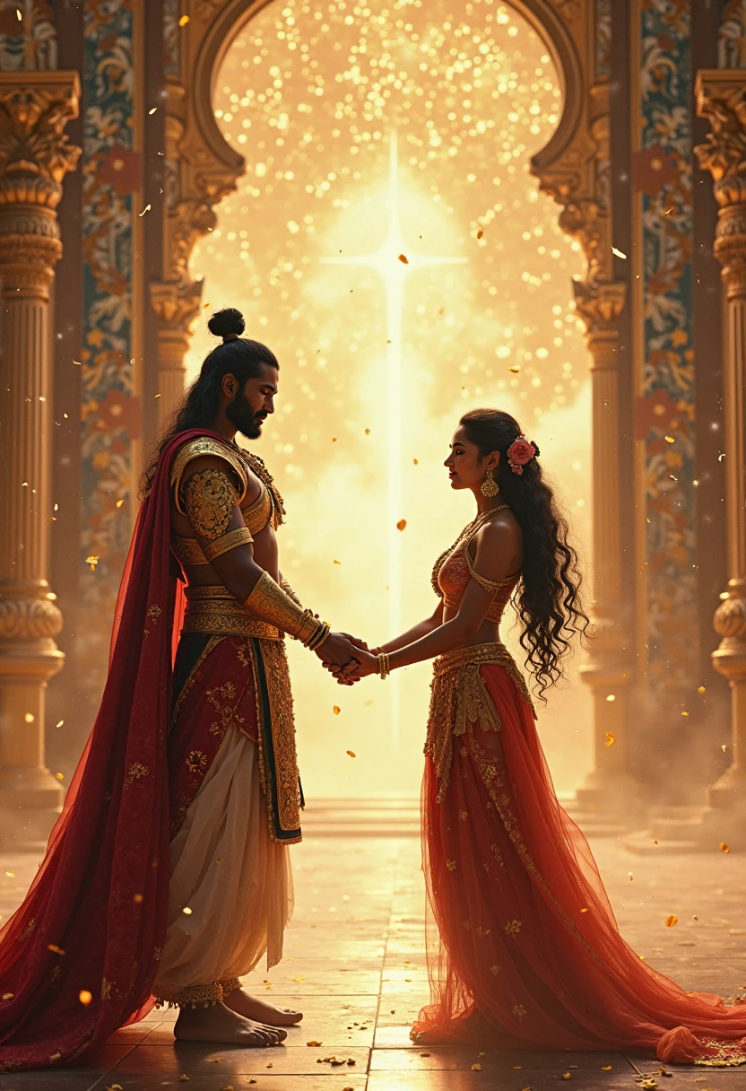 Rama Sita wedding animation little