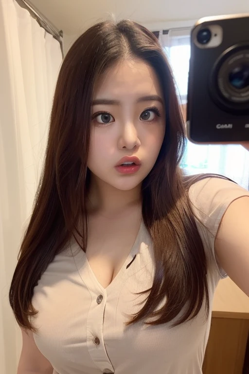 Small face Big breasts