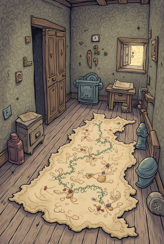 there is a woman in a bikini laying on a bed, point-and-click adventure game, todd schorr, by Krzysztof Boguszewski, digitally painted, todd schorr highly detailed, in his hobbit home, animated film still, interior of a hobbit hole, alice goes down the rabbit hole, animation film still, animated movie shot