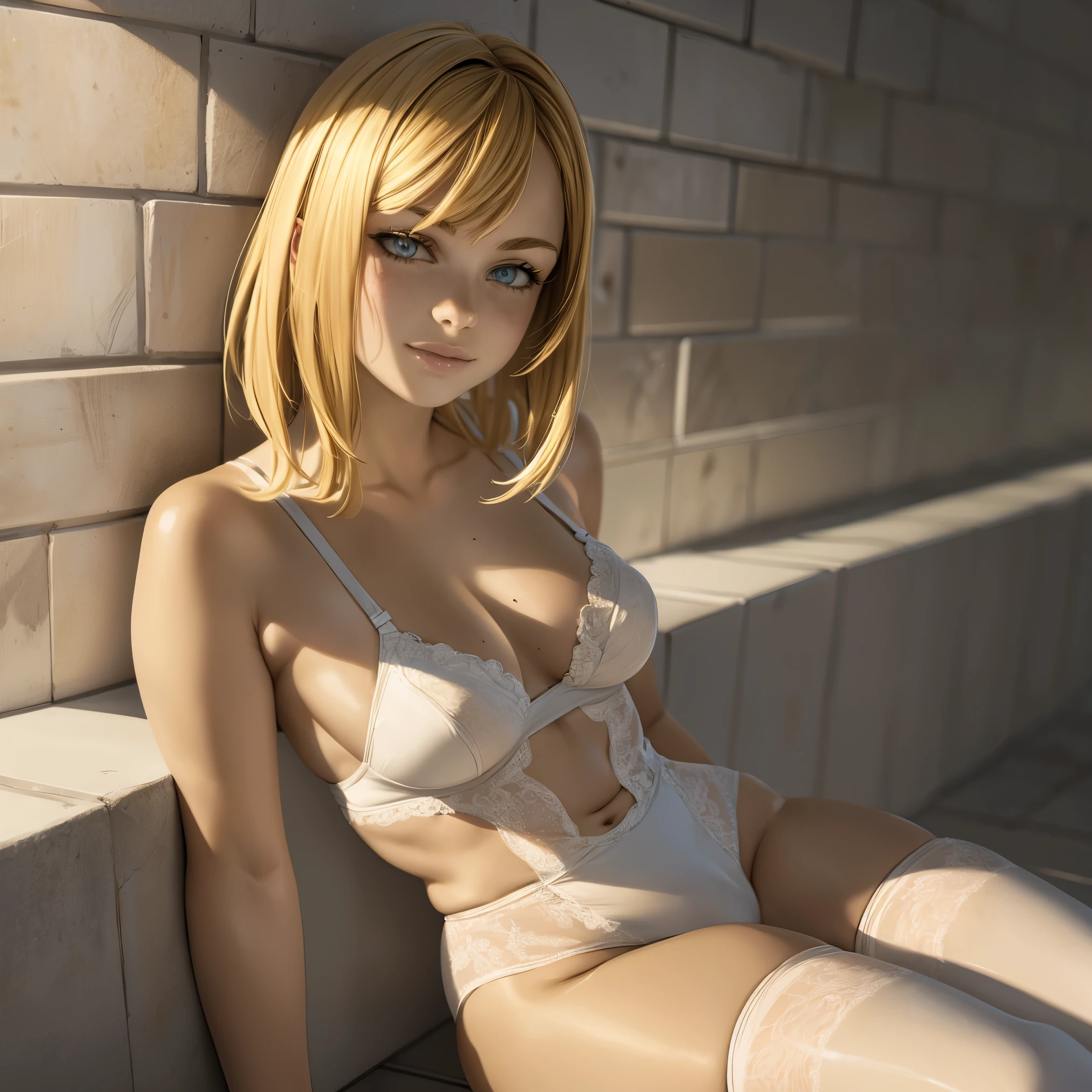 (((NSFW:1.8))),(((NUDE:1.8))),(((Drunk and having the hiccups:1.7))),(((woman1人:1.5))),((((Rolex watch on your wrist)))),(((Place your right hand on your chest:1.2))),(High resolution, clearly_image) Highest quality, woman, masterpiece, Very detailed, Semi-realistic, 23 years old, fair, young,(((The body is slim:1.3))),((Looking down:1.0)),(Tight waist), (Small breasts:1.5),((Small Ass:1.5)),((Bare arms:1.5)),,(((A belt with a detailed holster is worn around his bare waist.:1.3))), (((Standing in front of a wooden wall:1.5))),Sit on a chair, (Blushed Cheeks:1.8),(Being drunk:1.9),((Exposing thighs)),((Navel exposed)),((Cowboy Shot:1.5)),((Full Body Shot:1.0)),(((View your viewers:1.5)))