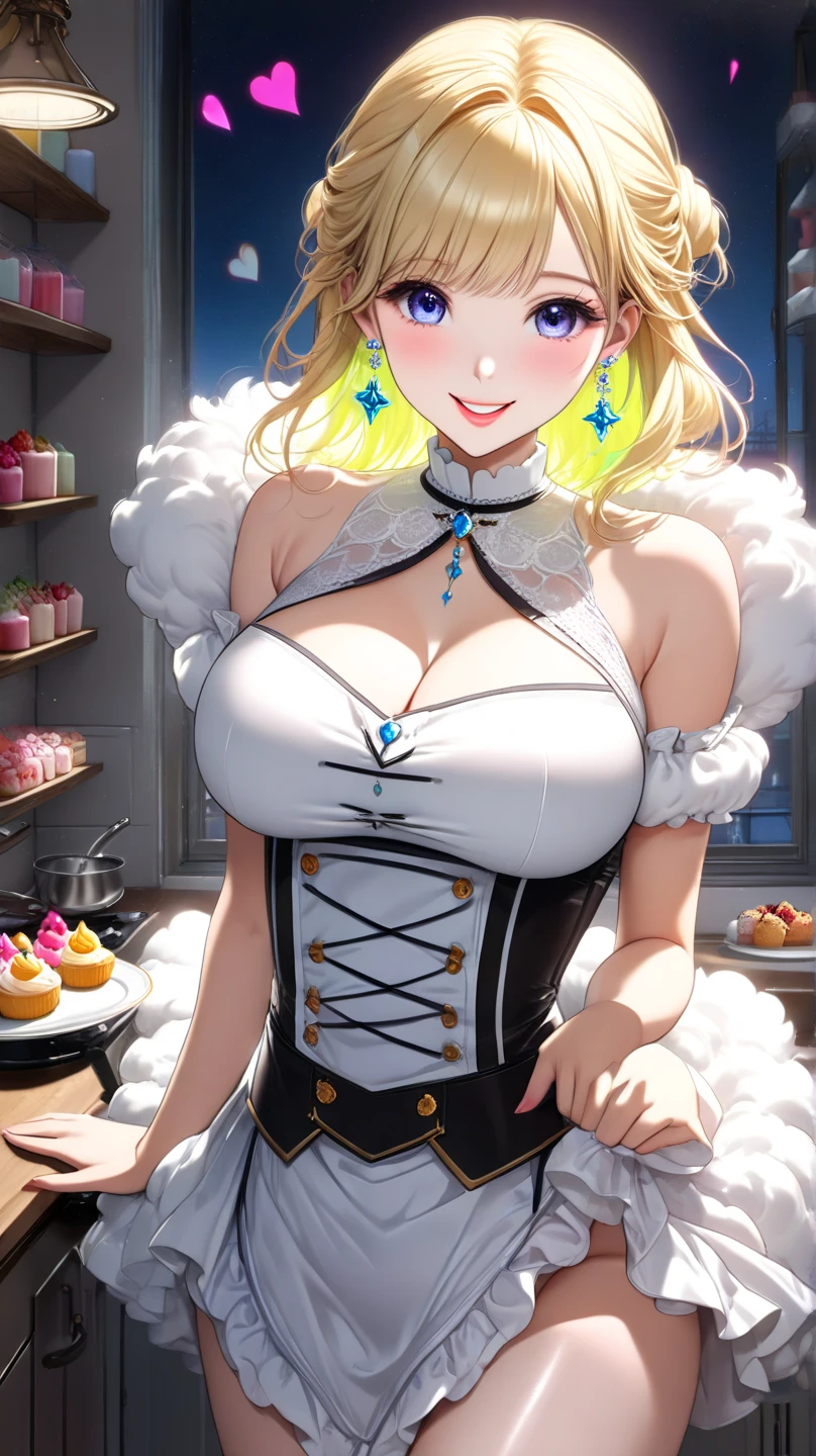 ((2d beautiful girl、highest quality: 1.2、Perfect Fingers: 1.2、Perfect Anatomy: 1.1、Perfect outfit、Perfect Face: 1.1、Beautiful illustrations))、(Conversion Sequence)、14 years、Solio、Princess、Fractal Art、Baby Face、((Straight Long Hair))、(slurry leg)、large drooping eyes:1.1、(1 person)、blush、Stiff、Dog Ears、Dressing Room、Maid style top、(leotard)、standing、High leg、leotard