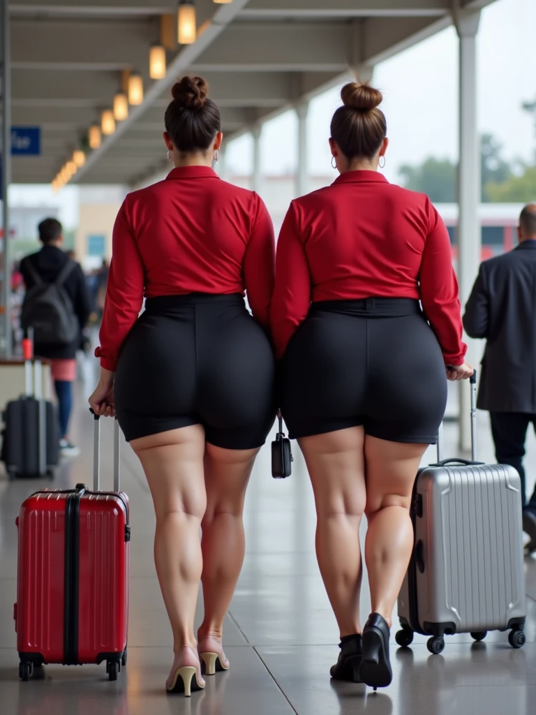 Standing at the bus station , wearing bra, curvy ,thick thigh, pawg, wide HIPS , beautiful wide ass,wide big breasts,high realistic,high quality,