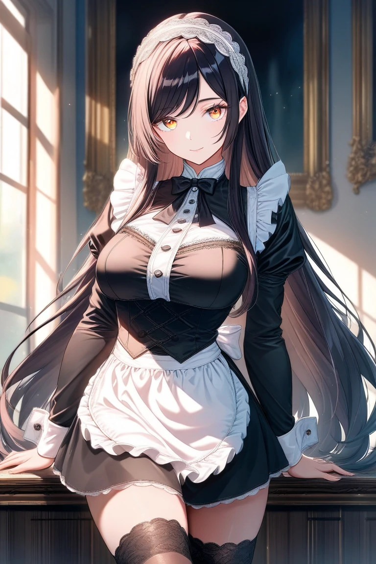 Change the color of the fabric to the matching of the maid's outfit