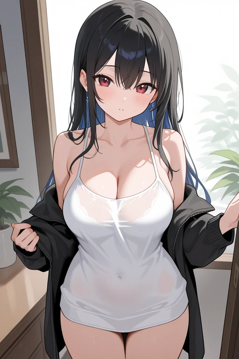 shark girl,furry,Cute Moe,big breasts,Good quality,Good resolution,Premium bedroom,Go take a shower.,Take off your nightie.,black shorts,nighttime,Good light and shadow details,shade,sexy pose,Have sexual desire to masturbate