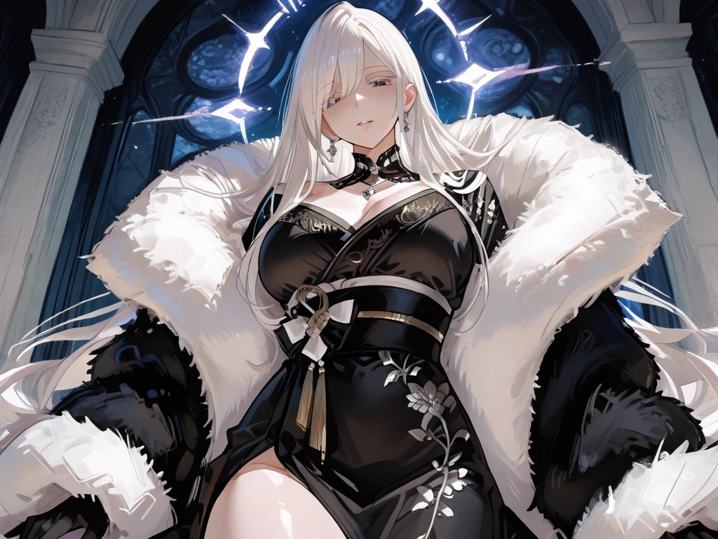 e7 MLuna, (Artwork), best quality, high resolution, 4K, 8K, detailed illustration, intricate detail, cinematic lighting, amazing quality, 1 girl, female fit, amazing shading, soft lighting, front camera, perfect eyes.