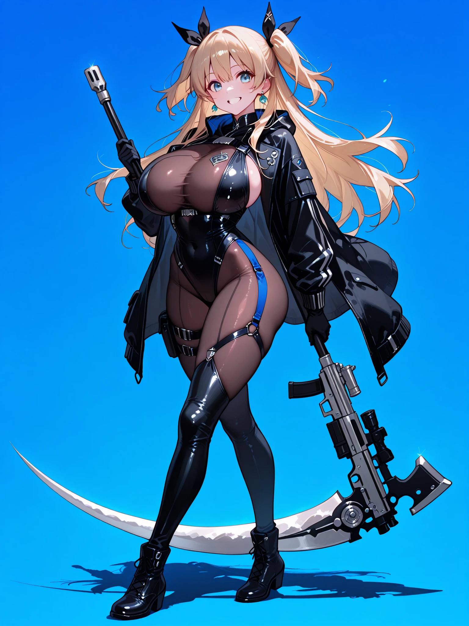 solo,1 girl,standing,whitebackground,nobackground,Mona,Genshin,Impact,witch,hat,robot,mecha,science fiction,weapon,gun,paleskin,anime,style,waifu,holding,weapon,mechagirl,animegirl,gundamgirl,sexy,sexygirl,explicit,flatchest,moe,,ecchi,hentai,purplebodysuit,sexybodysuit,sexypose,azurlane,kancolle,style,digitalart