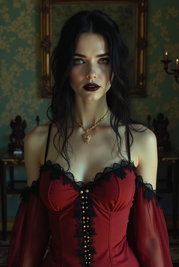beautiful detailed vampire woman