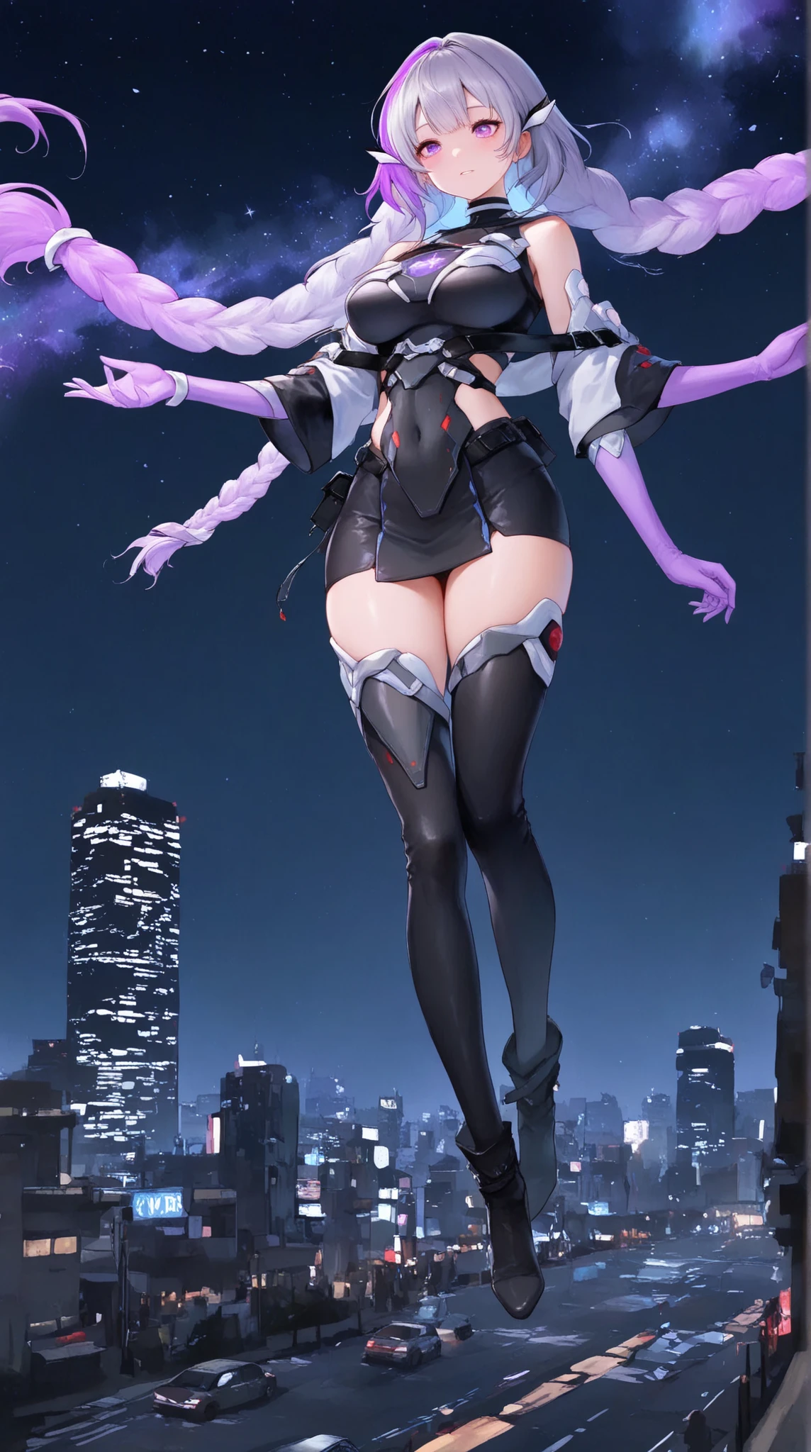 Best Quality, Ultra-Detailed, aakyoko, (detailed lavender hair:1:1)