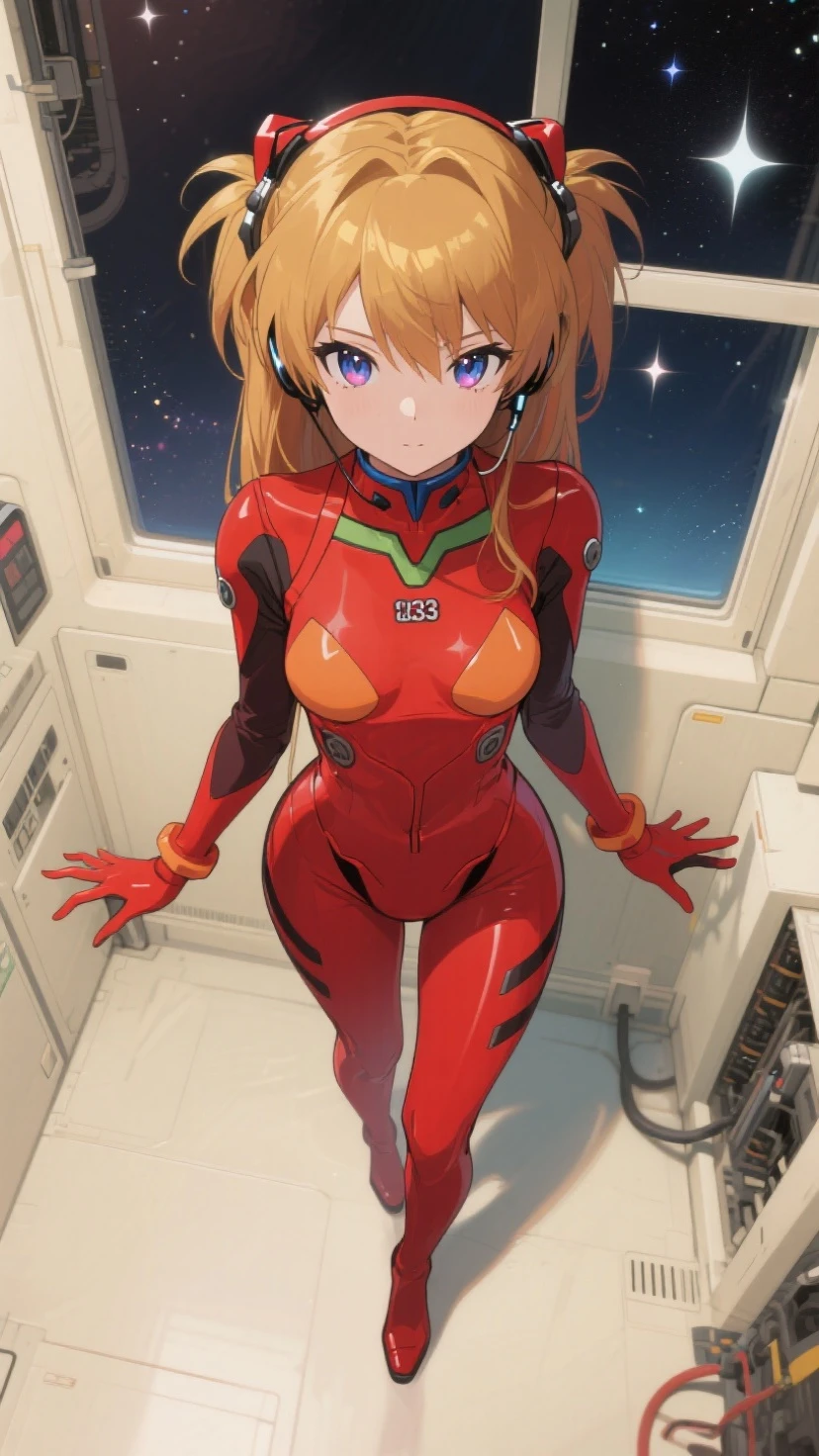 top-quality、delicated face、16 year old kpop idol girl、Bob Hair、(fullnude:1.2)、(small tits:1.2)、bangss、spaceships、ＳＦ、(Inside the spaceship:1.4)、mechanic、Standing posture、(camel's toe、cammel toe、vulvashaped:1.2)、cyberpunked、nffsw、open one's legs、(A smile:1.3)、cowboy  shot、full body Esbian、A delightful、(Evangelion New Theatrical Version Translucent Plug Suit:1.5)、(Colorful plug suit:1.3)、Pink plug suit、Luminous suit、(Plug suit emits light:1.3)、(glowing from the inside:1.3)、Many control panels、cockpit、Many instruments、(Chest glow:1.2)、(Glistening crotch:1.3)、My stomach glows、The shining lines of the plug suit、Glossy plug suit、