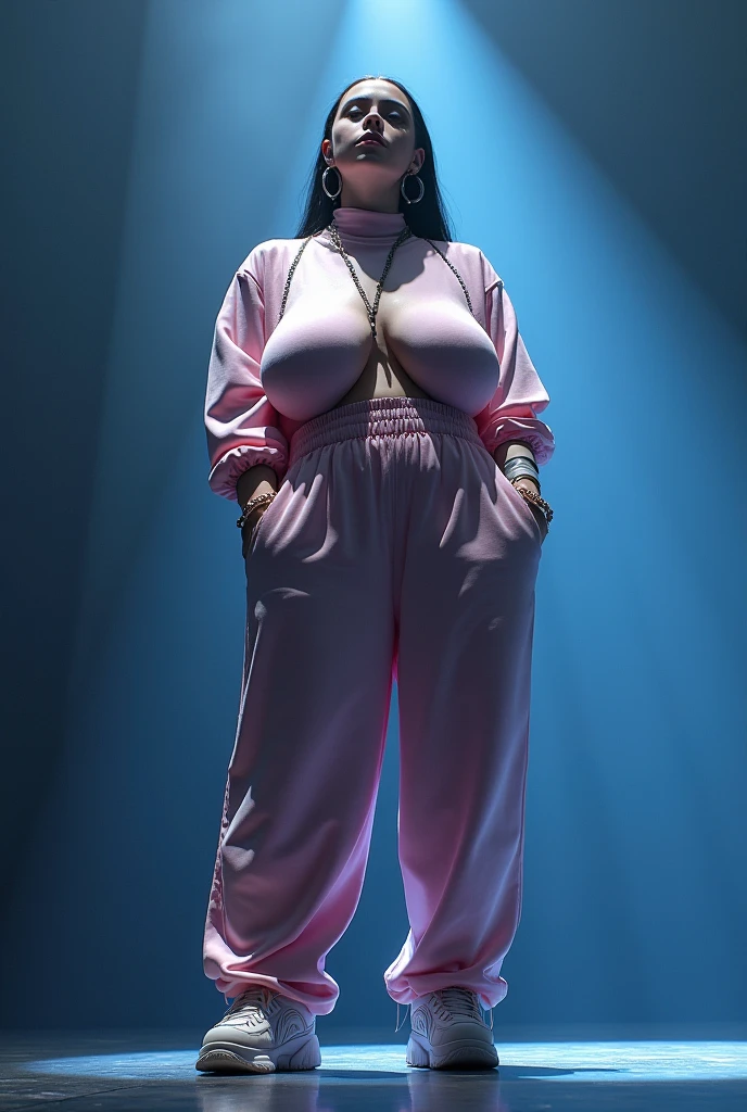 Billie Eilish round body, big buttocks, nude selfie
