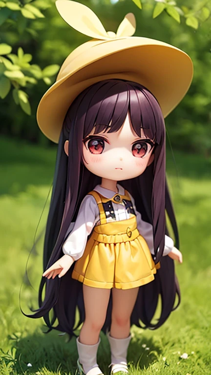 tmasterpiece，A crouching li was upset，The expression of crying，Unhappy look，（sad，streaming tears）Full body like，Very clean surrounding，background is simple