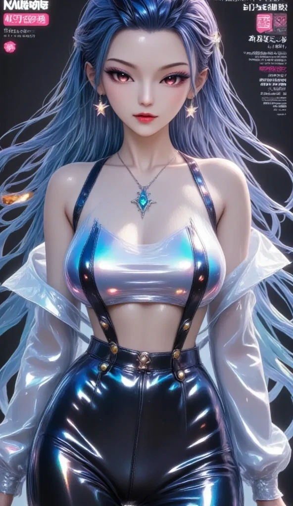 ( Qualidade 8k ), ( Melhor qualidade ), ( Ultra HD ), ( Anatomia do personagem perfeita ), ( perfect  lighting ), ( Foto corpo inteiro 8k ), ( Detalhamentos perfeitos ), ( Detalhes do personagem perfeitos ), ( Details of the perfect setting ), ( Obra Prima ), ( Simetria do rosto do personagem perfeito ), ( Construction of the body of the delicate woman character ), A beautiful perfect vampire with blue hair fluttering in the wind, corpo perfeito, torso, pernas, Arms, sorrindo mostrando suas presas caninas, (( sangue escorrendo da boca )) , wearing Count Dracula's clothes, Full vampiric body clothing, wearing Count Dracula's Mantle, (( Mantle Fluttering to the Winds )), Castle scenery in Transylvania, Night scenery