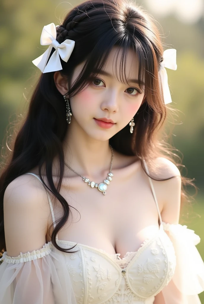 8k, Ultra-high resolution, Highest quality, masterpiece, 三分割法によるphotograph,Surreal, photograph, 1 Girl, (16 years old:1.3), pretty girl, Cute Face, Beautiful eyes in every detail, 細かくdetailedに,masterpiece,One Girl:1.2,Japan Female Teachers,extream close up,light smile,Long black hair,Straight long hair,(印象派の美しい少女のPortraiture),(Impressionist light and colour), (Avant-garde attire:1.3),(Fairy,Shiny Hair, Beautiful dark eyes, So cute and beautiful,16 years old, ), (smile:0.8),Sharp contours,Looking down, (A future never imagined), ((Gothic cathedral)), (Stained Glass Windows:1), indoor, Light from above, Low contrast, (Side view),, Perfect and beautiful face ,完璧でCute Face, Skin with attention to detail, Perfect limbs、Narrow waist,Looking at the audience,(((Ideal body type))),A cup small breasts :2,Portraiture:2,Perfect Anatomy,鮮明なdetailed,detailed,Surreal,Light and shadow,glowing