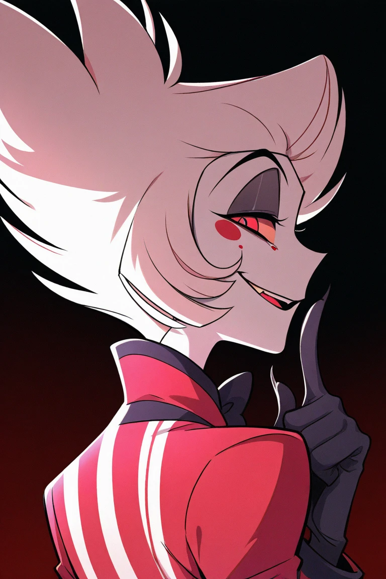 succubus possessed cheerleader, demon tail, seductive smile, c cup , with black small demon horns, bun hairstyle, wearing necklace, 