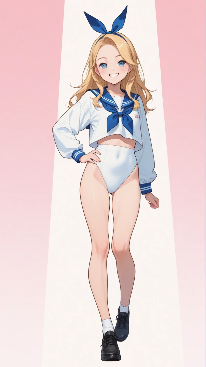 (best quality, extremely detailed, Raw photography,,4k,8k,high res,masterpiece:1.2),ultra-detailed, photorealistic, full body shot,soaked,golden blonde, long wavy hair,Mature and beautiful, realistic portrayal:1.2 Sailor Moon posing as if she’s in a professional photoshoot, standing in showers, seductive.