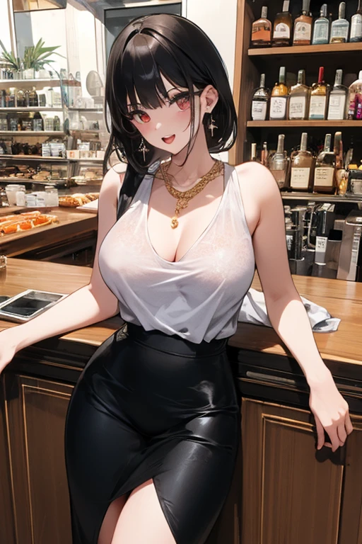 (masterpiece, highest quality, highest quality, Official Art, Beautiful and aesthetic:1.2, Cinematic lighting、Key light at 45 degrees from the front, Fill Light、Soft backlight),
Beautiful Face、Perfect round ass、The body is slim、Fit and body、Pale skin、blue eyes、Long eyelashes、Glossy face、Pervert woman、Beautiful mature woman,
(Oily skin、Glowing Skin、Realistic skin texture、Beautiful skin in every detail、Shiny skin),
character: Kyoka Tachibana、31-year-old female、
accurate to the human body、Correct five-finger、Perfect human body、Detailed people、Highly detailed face and skin texture、Natural neck length、(Beautiful Hands)、Beautiful, long and slender legs、Correct two legs、Correct two arms、
(lighting color: luxury Shiny light:1.8)
(Nightclub:1.5、Night Lounge:1.1、Nightclub hostess:1.5、Lounge Girl、hostess)、Long sofa、jewelry、Ear Cuff、hoop ring earrings、necklace、Captivate the audience、bracelet、Stiletto heels、Alcohol bottle、cup、alcohol、
split Sleeveless silver dress、
(Use your arms to lift and accentuate your larger breasts:1.5)、Sitting on the couch、
background: A crowded and lively restaurant、background: Many men and hostess sitting on sofa、
Female Pervert,
Cleavage exposed, Beautiful woman, Captivating smile,
Captivating smile, Naughty face, Sweat, vapor, blush, Excited, Best Sexual Poses, A loving gaze、A sweet face、Temptation Pose