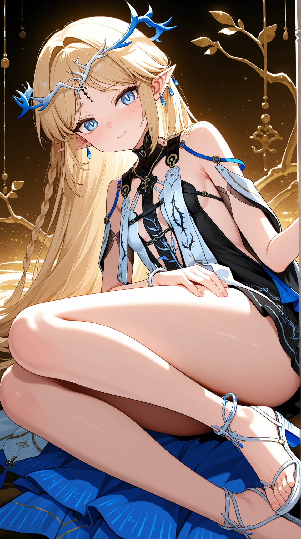 Anime. 1 girl. Slave. Half-human. Mermaid. The lower half of a mermaid's body. Blonde. Without legs. Mermaid tail instead of legs from the hips. Long hair. Blue eyes. Beautiful eyes. Perfect eyes. Expressive eyes. Ideal face. Ideal anatomical body. body. Small breasts. Beautiful nose. 16 years. Embarrassment. Blush. Beautiful character design. Shiny skin. Slave collar. Crawling out of the water. He leans on his hands. Dirty swimsuit bra. Torn swimsuit bra. Uncovered crotch. No panties. Cold. Runny nose. Nasal mucus. Snot. Snot flows from the nose. Copious snot discharge from the nose. Heat. Heat. Fever. Urinary incontinence. Wants to pee. I need to pee. A strong, desperate urge to pee. She peed herself. Sea. Beach. A wrecked ship on the shore. She survived the shipwreck. Tears in my eyes. Cry. Snot flows from the nose. Full body. Full height. nsfw. Official art. Extremely detailed CG Unity 8k wallpaper. Ideal lighting. Ultra high resolution 4K. Super detailed 8K. A high resolution.