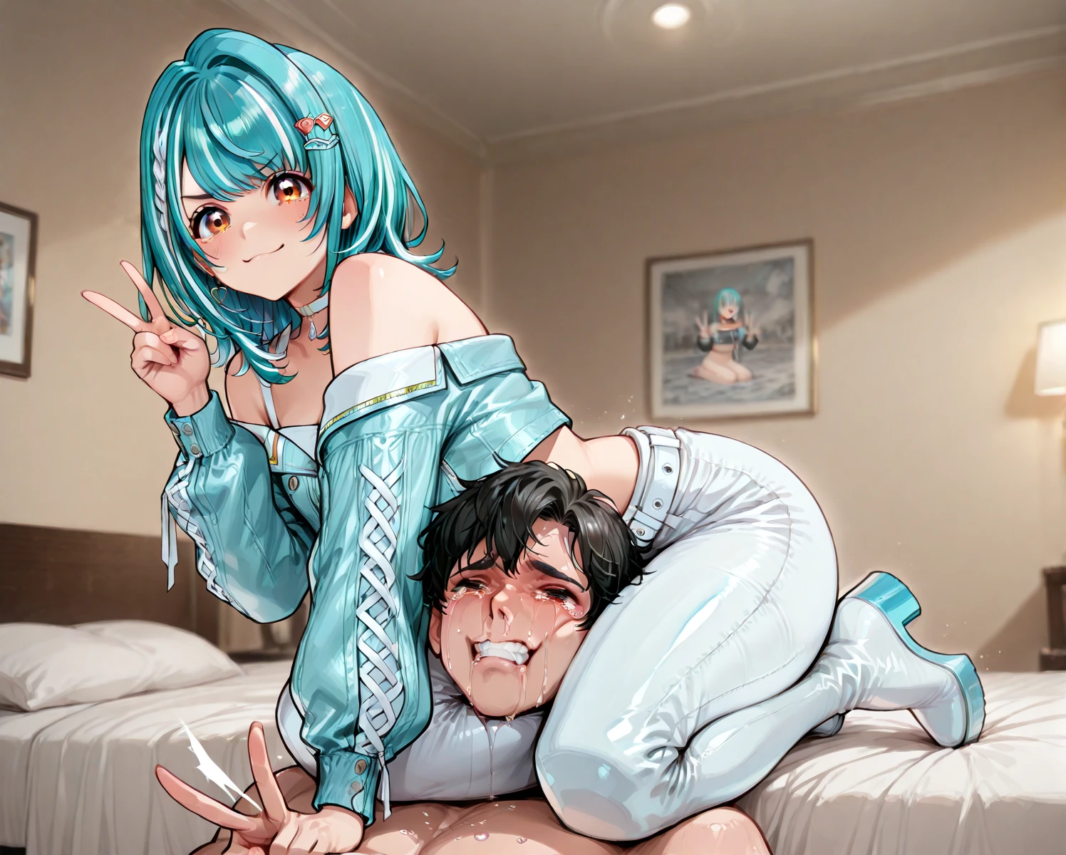Bulma has sex with Vegeta