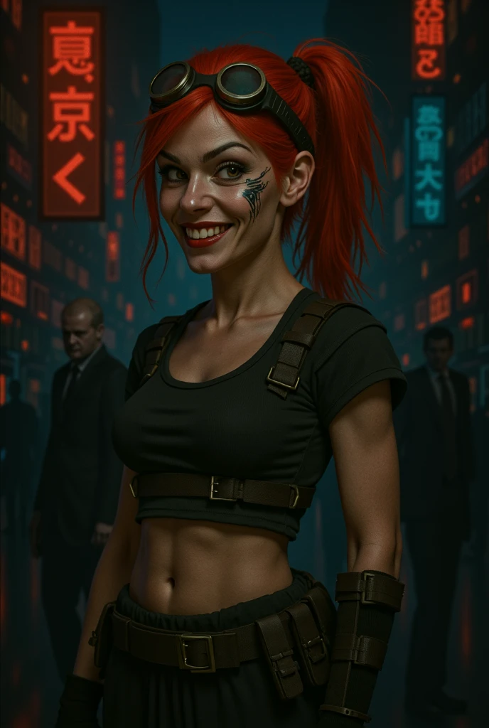 ((full body):1.5), {((Only one woman))}, is wearing {((blue police suit with black pants, extremely tight on body, police cap on head))}, {((she has very short pink hair, green eyes))}, she has ((extremely giant breasts))}, she is looking at the viewer, {((looking at the viewer, smiling)), ((she is doing erotic poses))}, {Background: (((apocalyptic city full of undead people of different ethnicities, it's night, raining hard)))}, ((Resident Evil)), 16k, high quality, high detail, UHD,anime