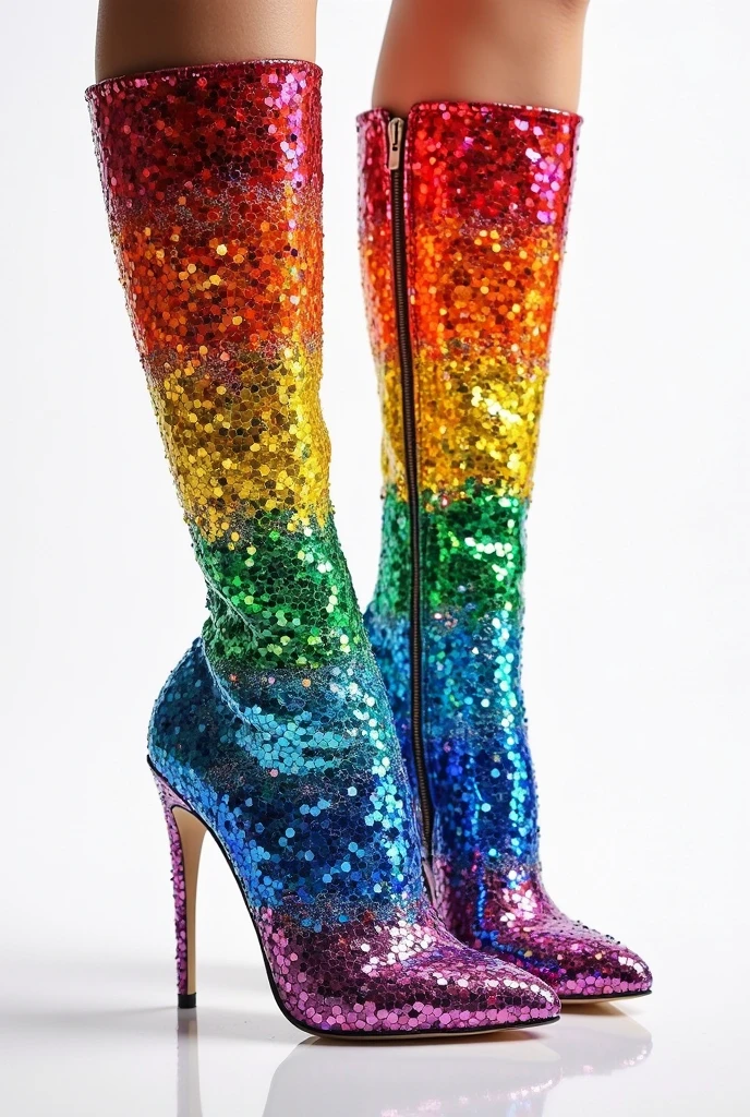 RAW photo,  <lora:FurryStyle:1> FurryStyle guy wearing a sequined rainbow-colored cape with matching boots <lora:add_detail:0.5>  Intricate details