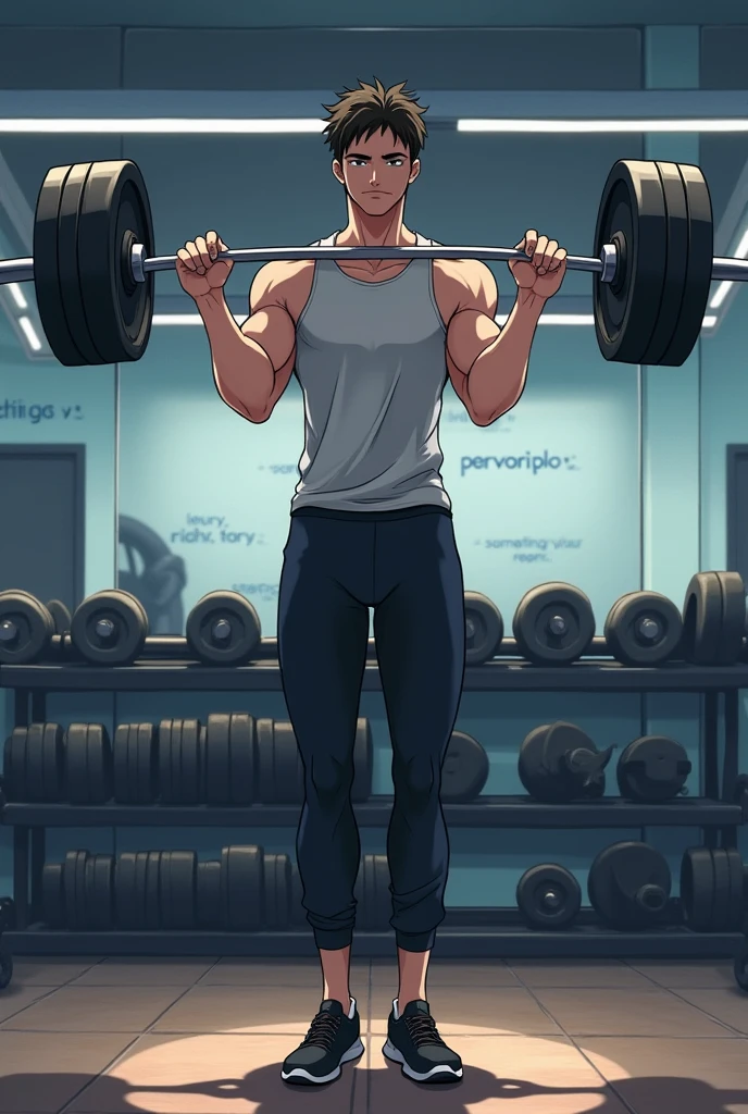 (masterpiece, best quality), Intricate detailing, 8K, artstation, Anime art, Young Teenager, Teen Bodybuilder, 14 years old, blonde hair, posing bis muscles in underwear, barefoot, Buff muscle Body, flexing his muscles, muscular chest, weightlifting, side muscles