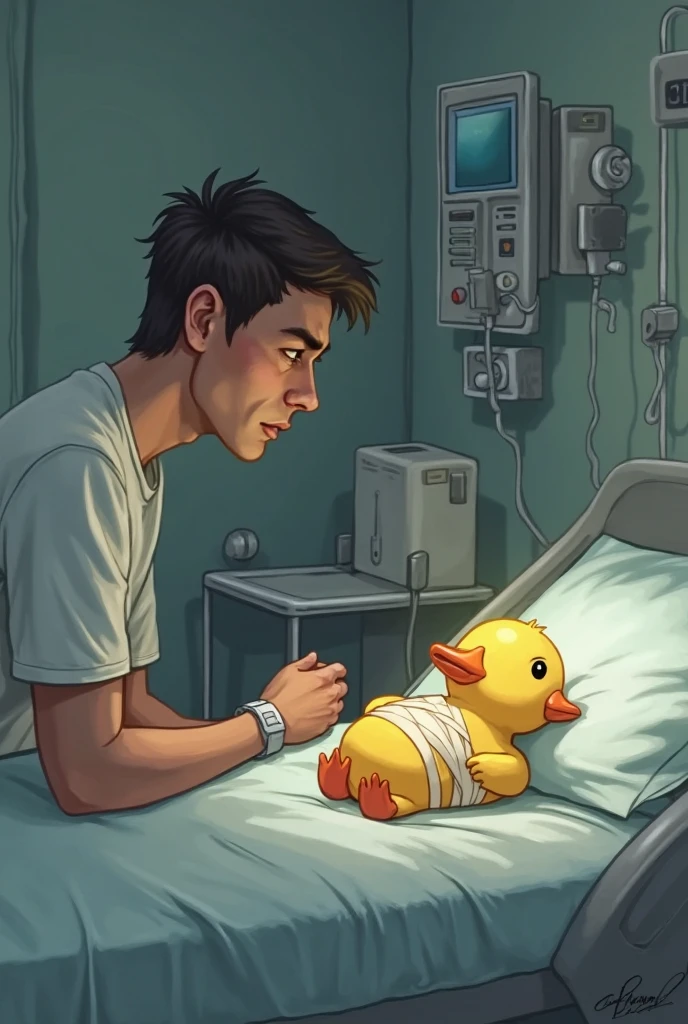 Caillou undergoing chemotherapy