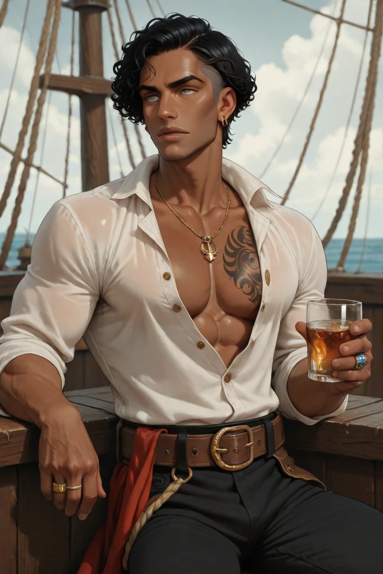 I'm the psychedelic pirate, the cyberpunk pariah, the outlandish outlaw, sailor of the asphalt ocean, captain of alcohol, tobacco, Rock and roll.