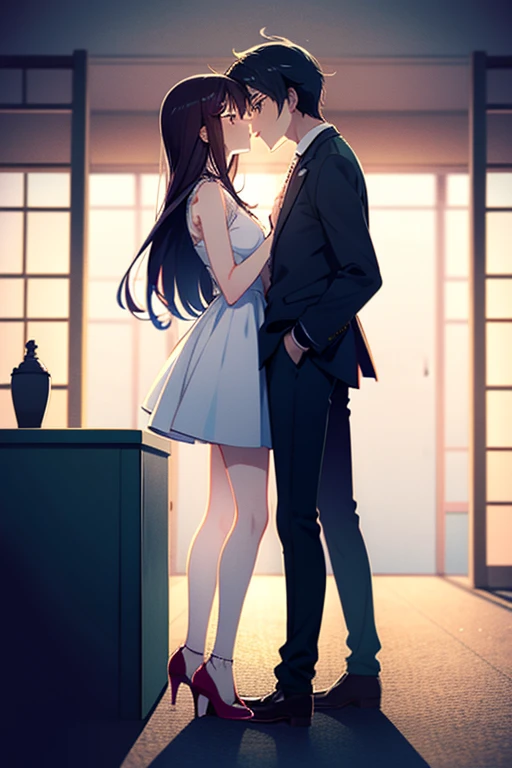 A couple holding hands