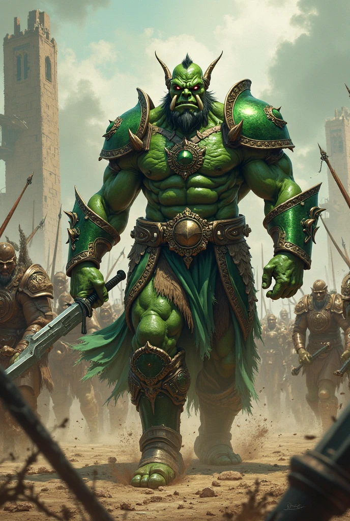 My grandfather was one of the most powerful warriors in the Orc Beamon Legion,Eighty or ninety years ago, a dragon was killed with his bare hands,Thus got the orc first warrior、The first warrior of Beamon and other glorious titles,Reach a height of five meters away,At that time, there were few rivals on the entire continent。 --auto