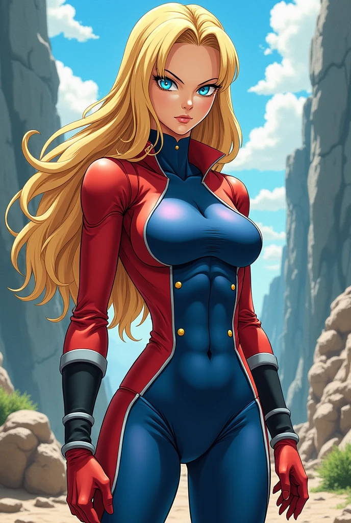 a drawing of a woman with her breasts out, jeans, Cammy, high quality colored sketch, no suit, temática de Cammy de street figther, Samus Aran Fanart, inked and colored, Comic style art, comic digital art, highly detailed exquisite fanart, drawn in the style of artgerm, in a Japanese city, showing breasts, perfect breasts, fighting expression, sexy body, sexy smile expression