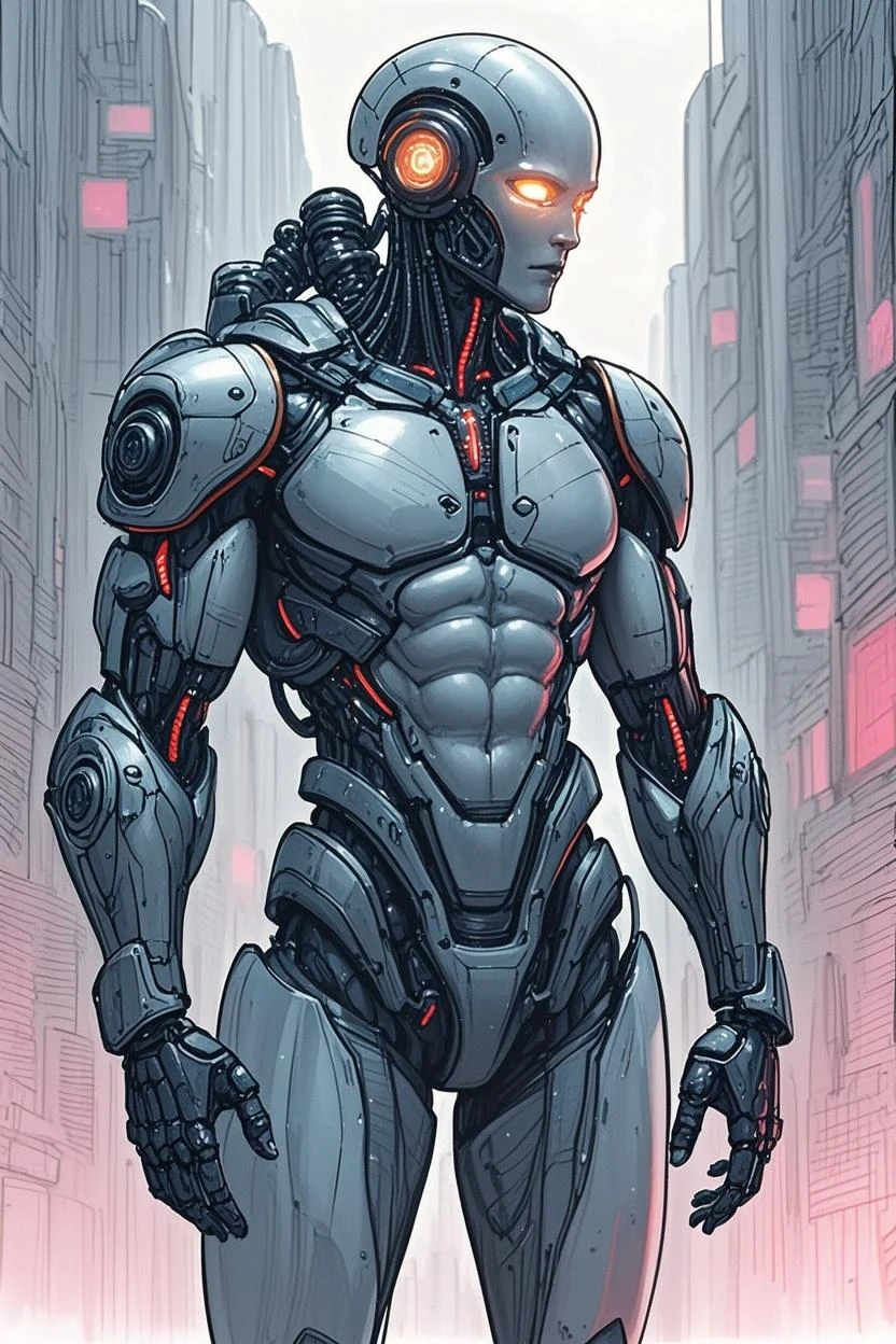 (The art of leading technology，1.4)，Technology and the future，Ahead of the curve，（Electronic systems: overhead humanoid robots，Naked muscular masculinity：1.2），（tmasterpiece，best qualityer，Official fine art， Aesthetics：1.2），（Hyper-detailing），（（see-through thong：1.2））（（Biopunk，Cyborg man：1.1））（（various old tvs in the background：1.1））finely detailled，Most Best Illustration，hand-drawn high quality，（scybernetic，hight contrast），（Have a detailed brain that you can see：1.3），（Artistically），（Complex lines），Clear lines，s fractal art，（nakeness，Muscular macho，full-body portraits，see-through thong，Extreme closeup：1.1），（Muscular macho，Skin tone transparent tweezers：1.1）（,With a delicate heart that can be seen：1.1），The perfect facial features of a supermodel，whole body show（muscles cable wires：1.2），Large scene composition，Perfect pectorals and abs，Extremely provocative and sexy（Add details），（detailedbackground：1.2），（|cyber punk perssonage，core，），A high resolution，extremy detailed（（Supermodel face Realistic skin，Ultra-artistic，I only wore a pair of thongs with a clear complexion，The structure of the large with an internal erection is faintly visible：1.2））（（whole body display，Extreme detail：1.2））（Canon M50|100mm|sharp fokus |Gently|ultra-realistic realism |The is very detailed|intricately details |blood vessel ：1.2）