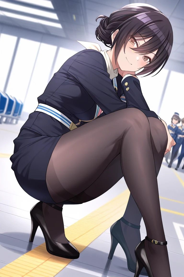 One Girl, Shiny skin, 最high quality, (Game CG:1.4), Browsing Caution, Beautiful face and eyes in every detail,Big Tits、Small lingerie, Severe, Big ample breasts、((最high quality)), (Very detailed), (Very detailed CG 統合 8k 壁紙), Very detailed, High resolutionのRAWカラー写真, Professional photography,From below, (((White lace panties)))、I can see your face、(((A regretful look))),(((Embarrassed face)))、(((Are crying)))、(((Anguished expression)))、Glaring, Angry、(((Her white panties are visible through the)))、((White underwear pattern))、Dancing、((((She is embarrassed that the audience has seen her panties))))、 (((She forgot to put on her underwear so her underwear was completely visible)))、dancing, (((The audience is happy to see her panties))), (((A crowd of spectators point their cameras at her panties))), ((Nipples are visible))、Full Shot、(((Her skirt is flipped up))),(born, 最high quality, masterpiece:1.5), (Realistic, Intricate details:1.2), 超High resolution, (high quality, High resolution, The finer details), alone, Curvy Women, blush, Sweat, Oily skin, Shallow depth of field,(masterpiece、最high quality、High resolution、Unity 8k wallpaper、Very detailedCG:1)、(Awareness-raising:1.0)、One Girl、最high quality、8Kmasterpiece、((software)), ((multiple girls)), (18-year-old female, Beautiful detailed woman, policewoman),( Blue Hair),(short hair),White and thin uniform,(Black leather micro mini skirt), ((With a shy look:1.5)), Huge breasts, Hard nipples, Slim Waist, Thick thighs, Ultra mini skirt, ((Black Pantyhose)), (((I'll lift my skirt to show you my pantyhose))), ((Leg spread)), (Please open your legs),, look down,((Skirt Lift)),(((Boldly flip up the skirt)))