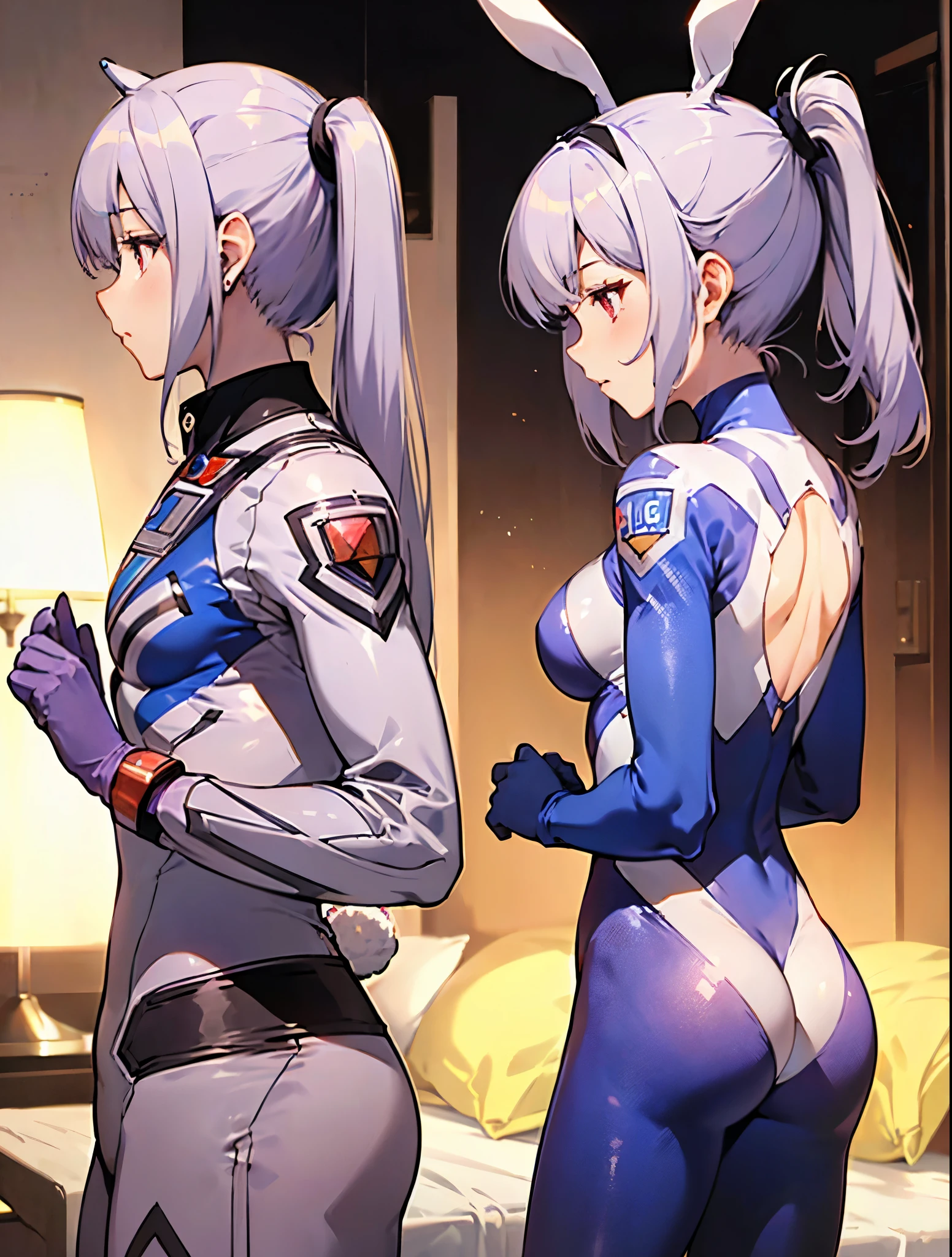 Pokémon、solo、1 person、Flying boat with stealth features、Pokemon Hunter J、big tits milf、big tits milf、big tits milf、Cold and unethical、1 person、solo、silver short hair、blue eyes、pink lips、visor、sunglasseicrophone、black long coat、Purple coat、long sleeve、赤いgloves、gloves、指なしgloves、body suit、赤いbody suit、サイboots、boots、赤いboots、It petrifies Pokemon with a beam of light fired from a special machine in its left arm.、After capturing them, they sell them to clients.、Are standing、whole body、dynamic pose、